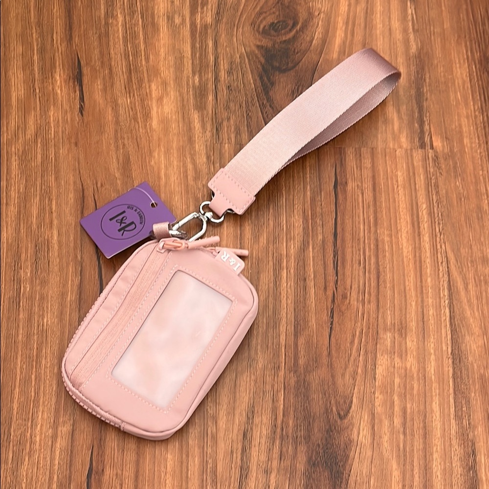 Pink Wristlet Pouch